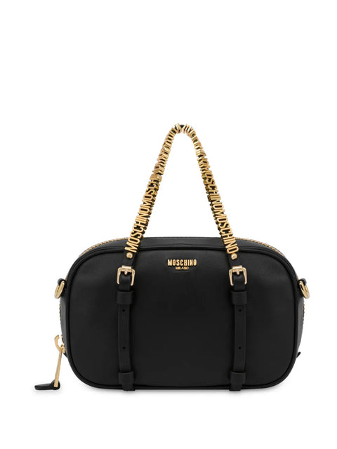 Moschino bolso de mano de piel